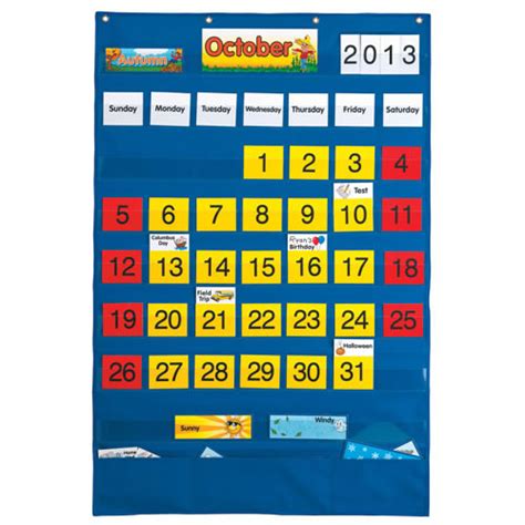 Complete Calendar Pocket Chart