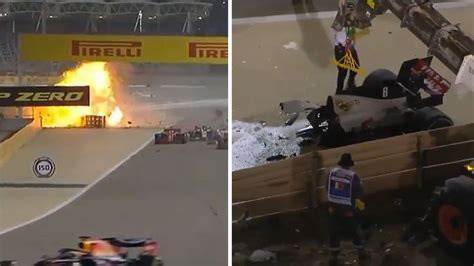 F1 Driver Romain Grosjean Survives Fiery Crash, Update from Hospital