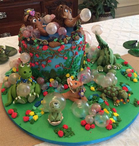 Baby Dinosaur Baby Shower Cake - CakeCentral.com