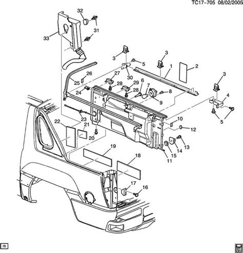 Chevy Avalanche Body Parts Diagram