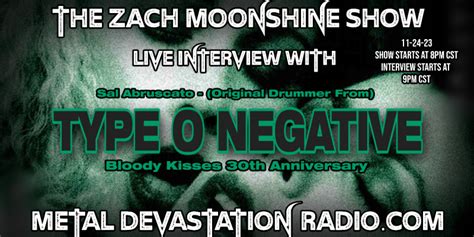 Type O Negative's Sal Abruscato - Interview 2023 - The Zach Moonshine Show - The Beast | Metal ...