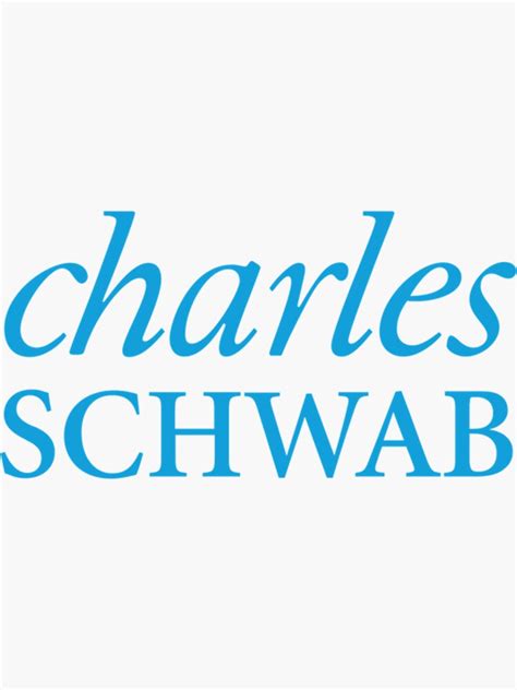 "Charles Schwab logo Classic" Sticker for Sale by JoanneHayes | Redbubble