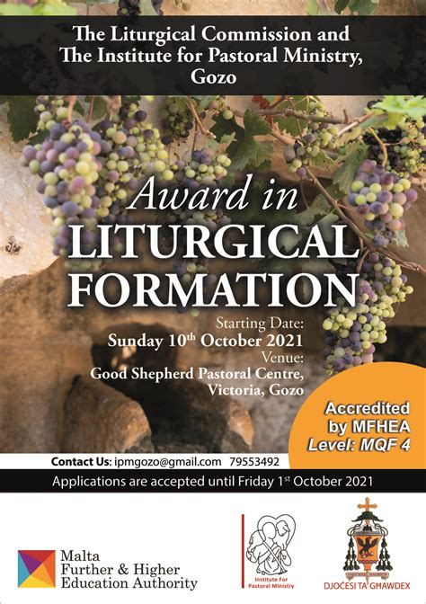 Liturgical Formation – Institute for Pastoral Ministry