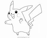 Pikachu Pokemon Coloring Page For Kids  Free Printable sketch template