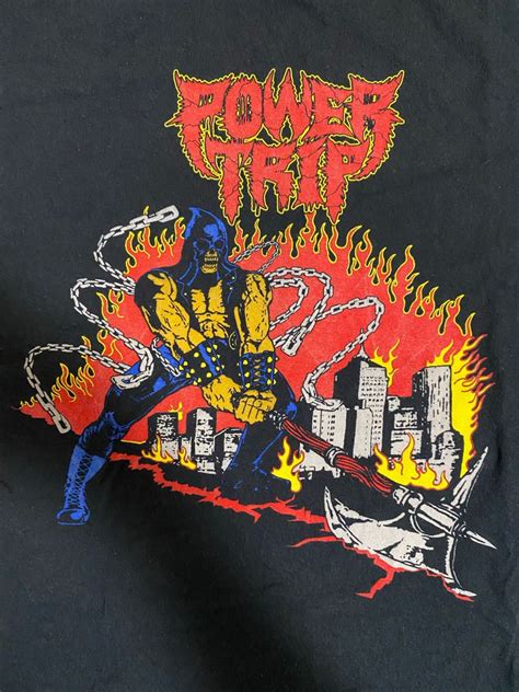 Power Trip band merch, Men's Fashion, Tops & Sets, Tshirts & Polo Shirts on Carousell