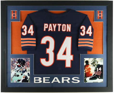 Walter Payton Custom Framed Jersey Display | Pristine Auction