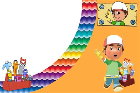 Handy Manny Party: Free Printable Invitations. - Oh My Fiesta! in english