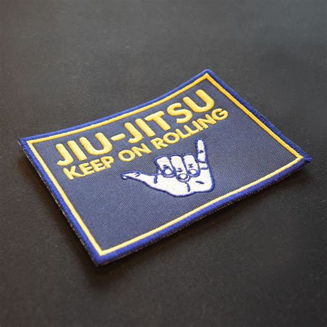 Brazilian Jiu Jitsu Gi Patches - Jiu-Jitsu Keep On Rolling | eBay ...