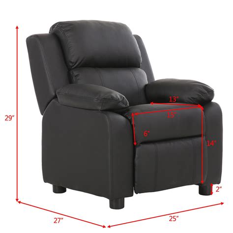 Deluxe Kids Armchair Recliner Sofa with Headrest – By Choice Products