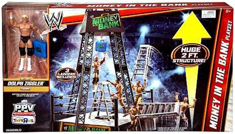 WWE Wrestling Playsets Money in The Bank Exclusive Action Figure Playset Mattel Toys - ToyWiz