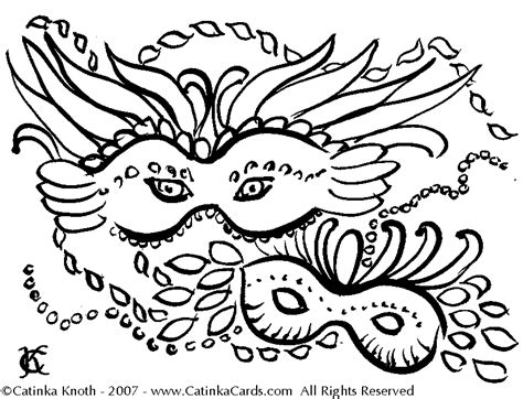 Download or print this amazing coloring page: Mardi Gras Mask Coloring ...