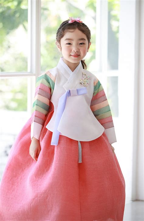 Hanbok Dress Girls Baby Korea Traditional Clothing Kids | Etsy