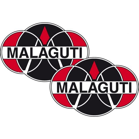 Malaguti Logo Stickers Decals 2x - DecalsHouse