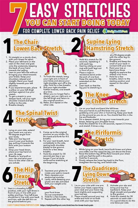 7 Stretches For Lower Back Pain Relief You Can Start Doing Today!