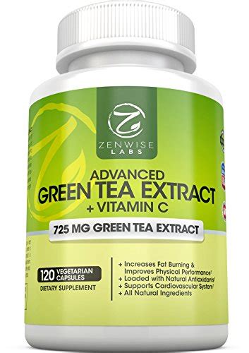 Green Tea Extract Supplement – Decaffeinated Vegetarian Pills for ...