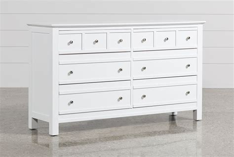 Bayside White Dresser | White wood dresser, White dresser with mirror, Cheap white dresser