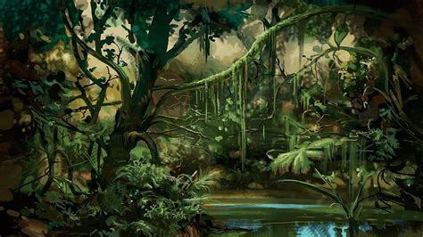 Jungle Scenery Art