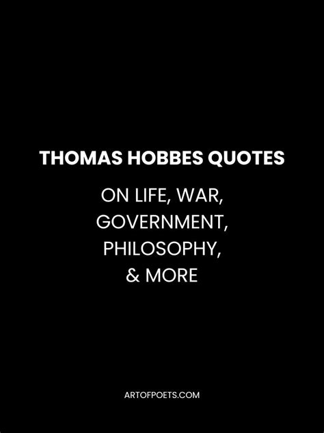 45 Thomas Hobbes Quotes on Life, War, Government & Philosophy (Analyzed)