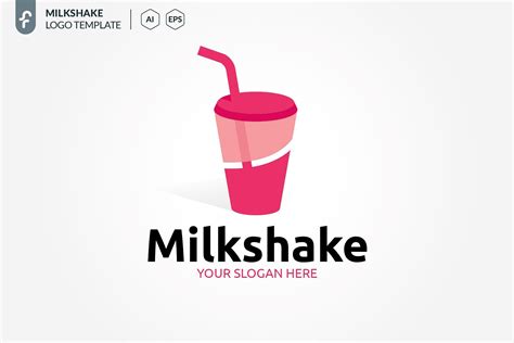 Milk Shake Logo #Shake#Milk#Templates#Logo | Milkshake, Poster mockup psd, Templates
