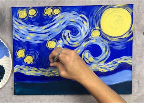 How To Paint Starry Night - Tracie Kiernan - Step By Step Painting