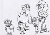 Big City Green Coloring The Family Cricket  sketch template