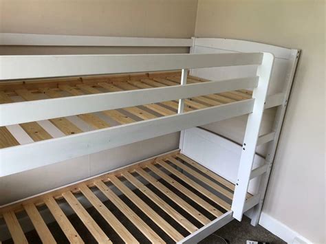 Lovely white wooden dreams bunk beds. Great condition, 3ft single | in Bournemouth, Dorset | Gumtree