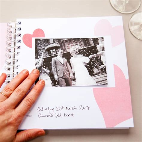 1st to 50th wedding anniversary memory book by two little boys | notonthehighstreet.com