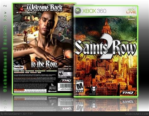 Saints Row 2 Xbox 360 Box Art Cover by WickedGamer1