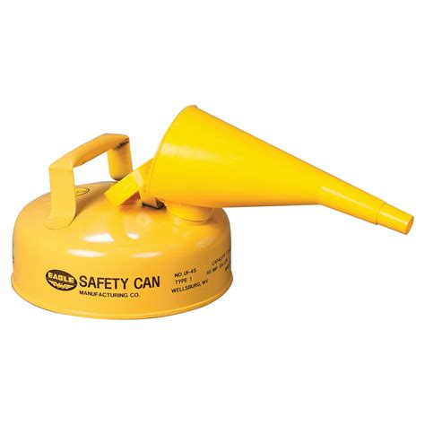 EAGLE, For Use With Diesel, 1/2 gal Capacity, Type I Safety Can - 812F68|UI4FSY - Grainger