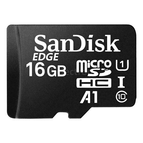 SanDisk Edge microSD Card (NOOBS pre-loaded) 16 GB (with adapter and