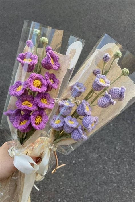 Elegant Purple Lily of the Valley Bouquets