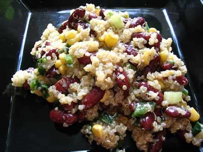 Red Kidney Bean and Quinoa Salad | Lisa's Kitchen | Vegetarian Recipes | Cooking Hints | Food ...