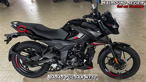 New Launch 2023 Bajaj Pulsar N150 Black Walkround Review | New Feature |Exhaust Note💥New Pulsar ...