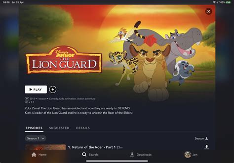 The Lion Guard season 1 now available on Disney + in the UK : r/DisneyPlus