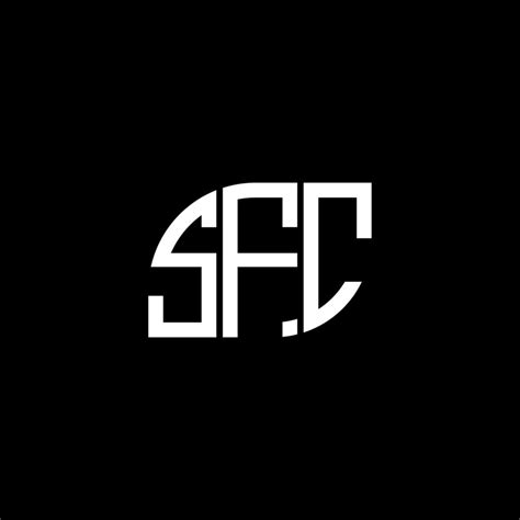 SFC letter logo design on black background. SFC creative initials letter logo concept. SFC ...