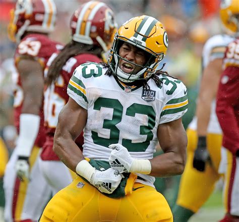 Top photos of Packers RB Aaron Jones from 2018 season