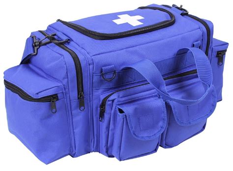 Blue EMT Field Bag w/ Cross - Rothco 22" 6-Pocket Medic Emergency Shou | Emt bag, Rescue bags ...
