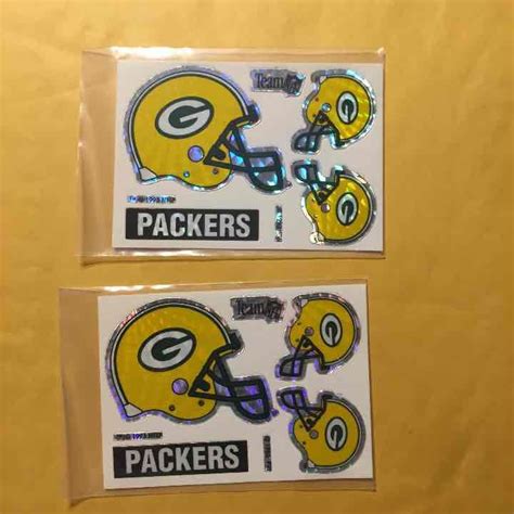 Green Bay Packers Helmet Logo Stickers on Mercari | Green bay packers ...