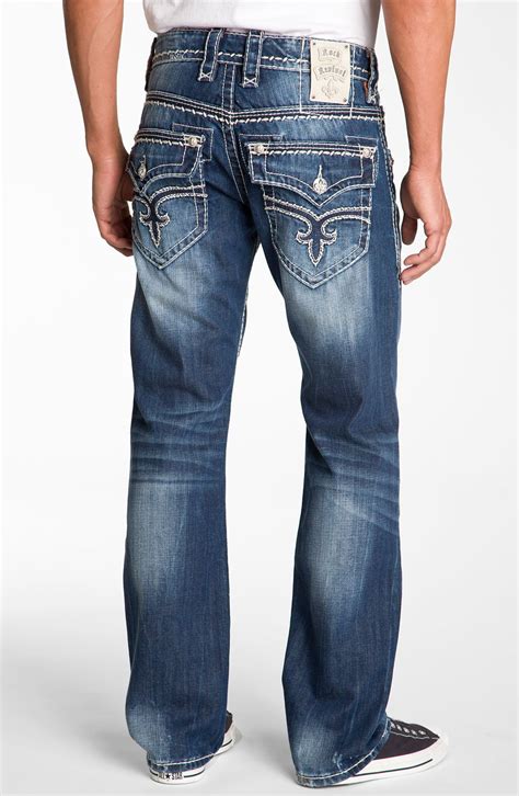 Rock Revival Gary Straight Leg Jeans in Blue for Men (vintage blue) | Lyst