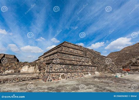 Teotihuacan Pyramids Landscape in Mexico Stock Photo - Image of ...