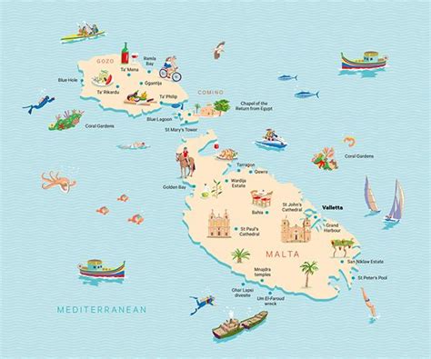 Malta Map - Explore the Beauty of Malta