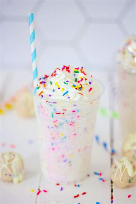 Copycat Starbucks Birthday Cake Frappuccino