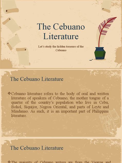 Cebuano Literature | PDF