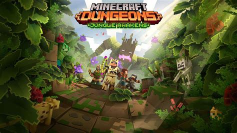 Minecraft Dungeons Jungle Awakens HD Wallpaper