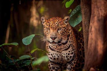 Premium Photo | Beautiful and endangered american jaguar in the nature ...