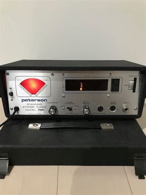 【中古】☆★ peterson tuner MODEL 700 ピーターソン ストロボチューナー 正常動作品 ★☆の落札情報詳細 - ヤフオク落札価格検索 オークフリー