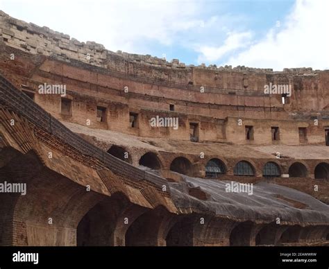 Inside te famous amphitheater Colosseum in rome Stock Photo - Alamy