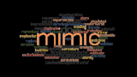 MIMIC: Synonyms and Related Words. What is Another Word for MIMIC? - GrammarTOP.com