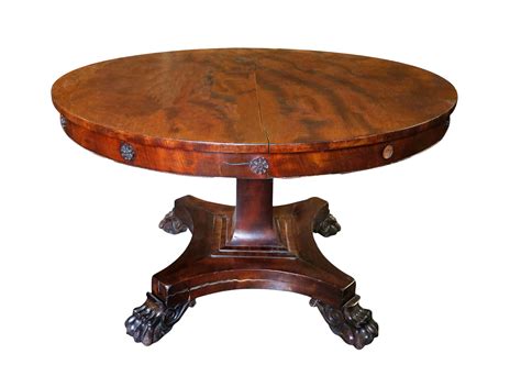 20th Century Traditional Round Mahogany Dining Table on Chairish.com | Dining table, Table ...