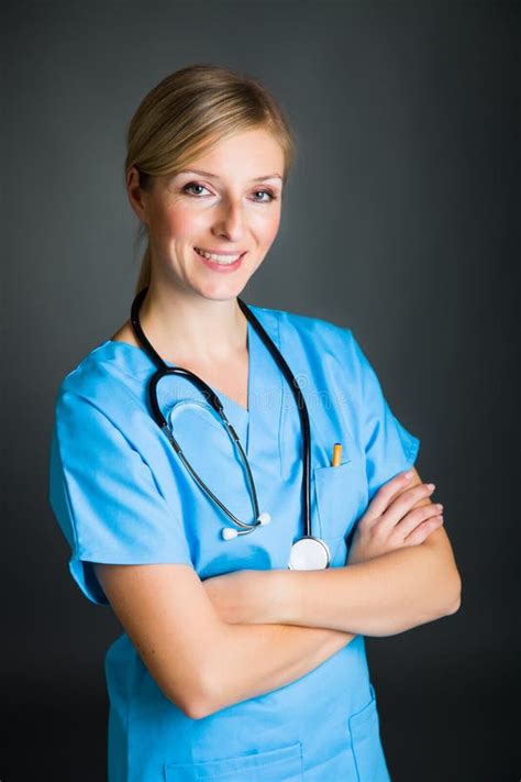 Woman in Medical Doctor Uniform Stock Image - Image of practice ...